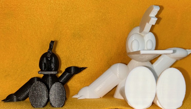 Duck and Patty 3D print